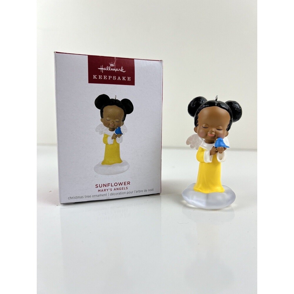 2023 Hallmark Keepsake Mary's Angels Sunflower Ornament 36th In Series Christmas